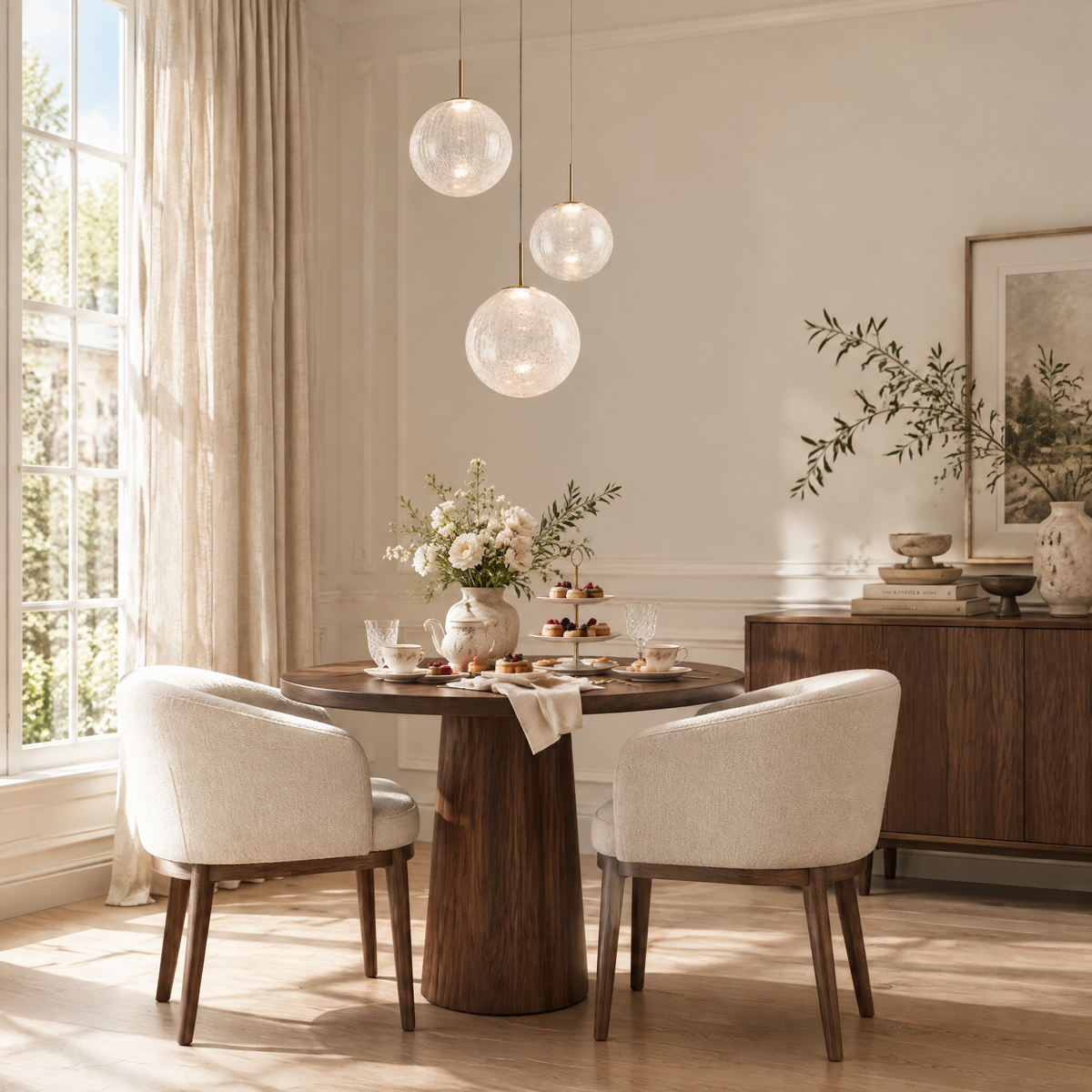 Casen Glass Round Chandelier 20"28"34"43"