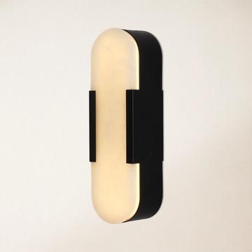 OpalEdge Alabaster Wall Sconce 14"H