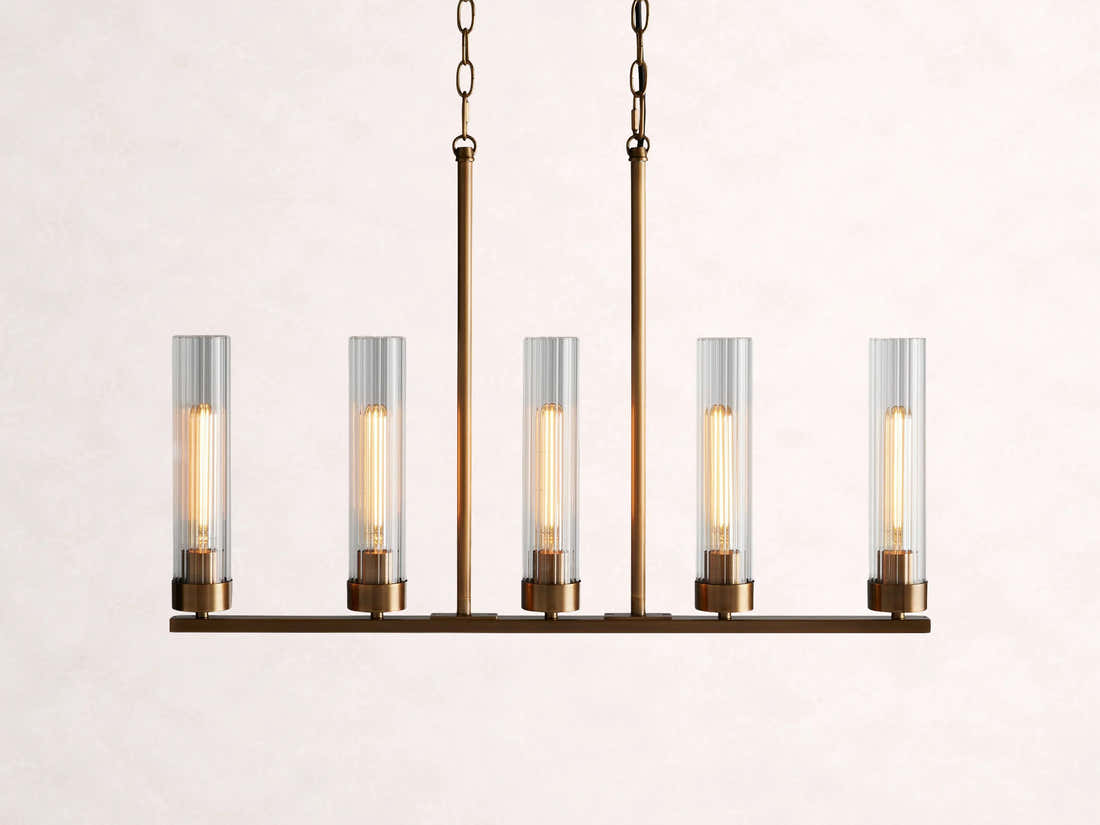 Andreas 5-Light Linear Chandelier