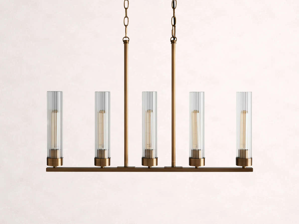 Andreas 5-Light Linear Chandelier