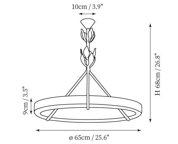 Tinsley Plaster Chandelier