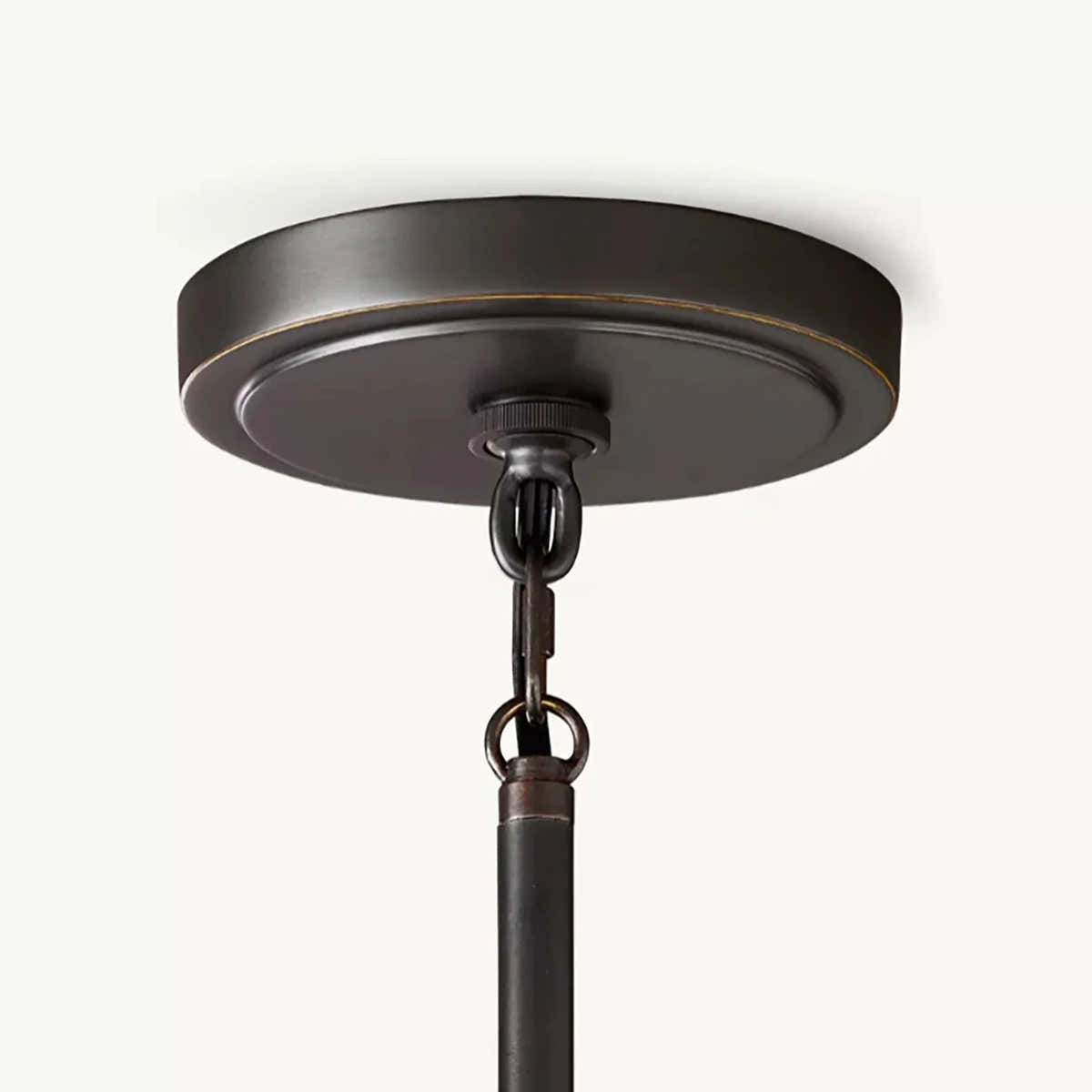 Modern Tailored Reed Pleat Stem Pendant