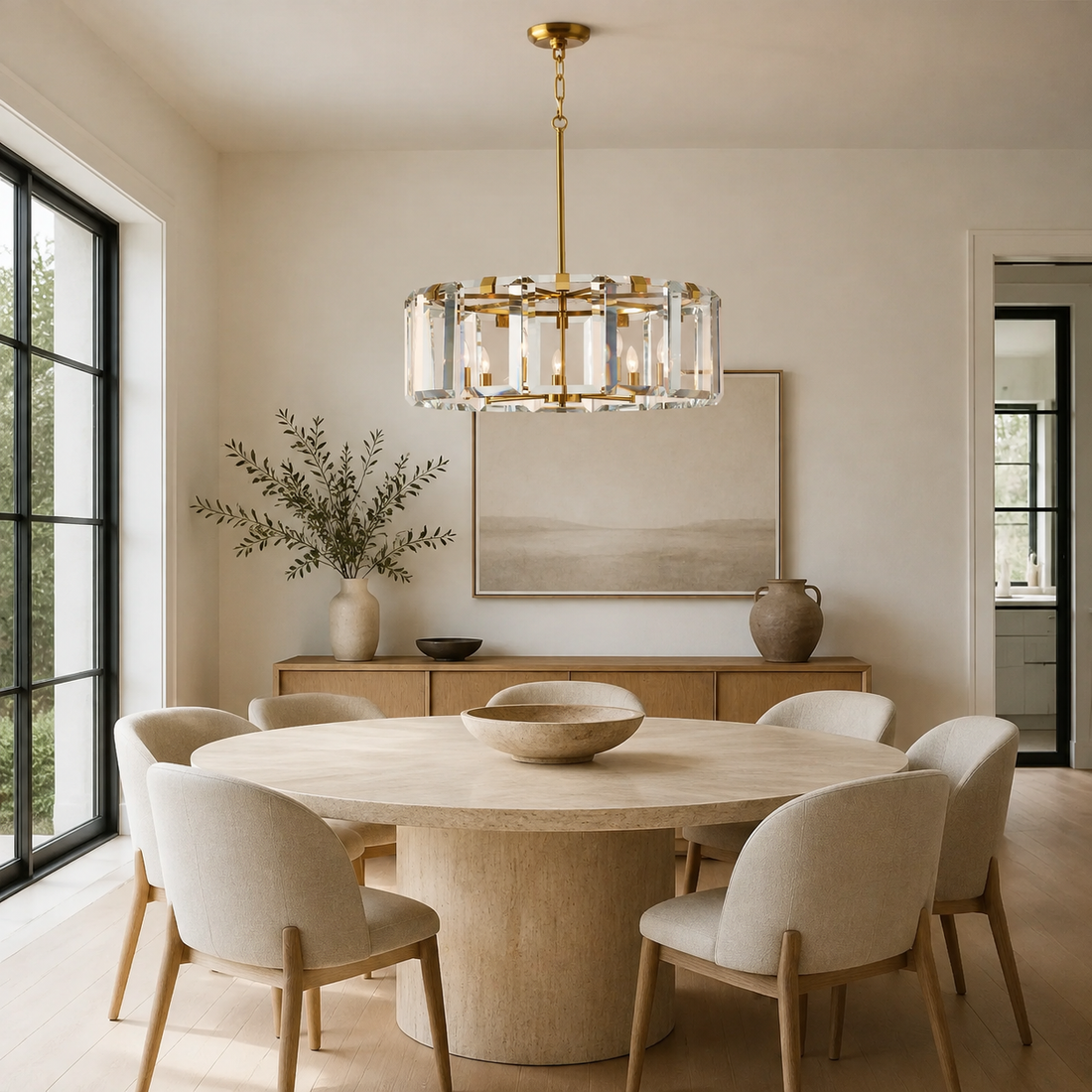 Amaya Round Chandelier 30" 38" 48"