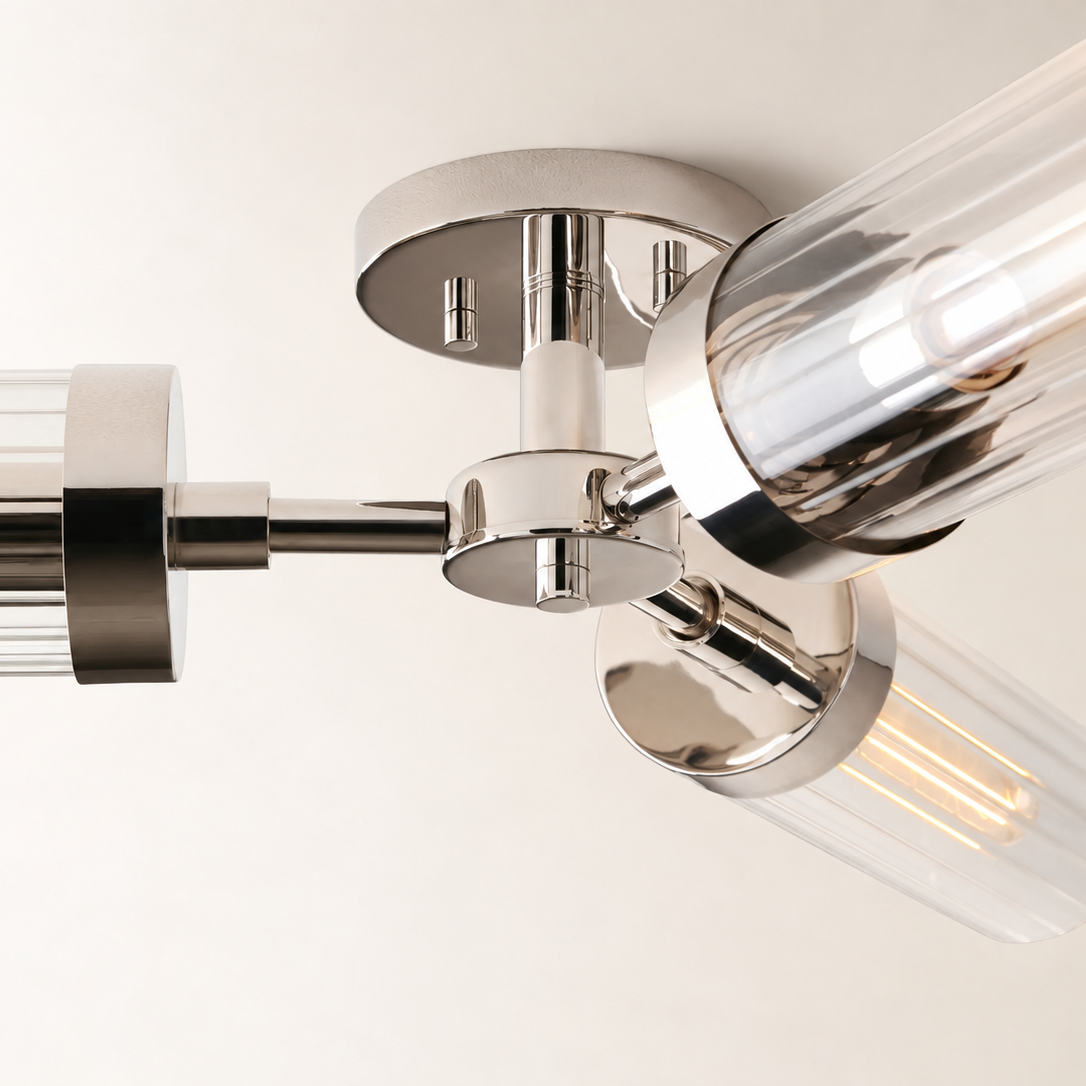 Andreas 3-Light Flushmount Ceiling Lamp