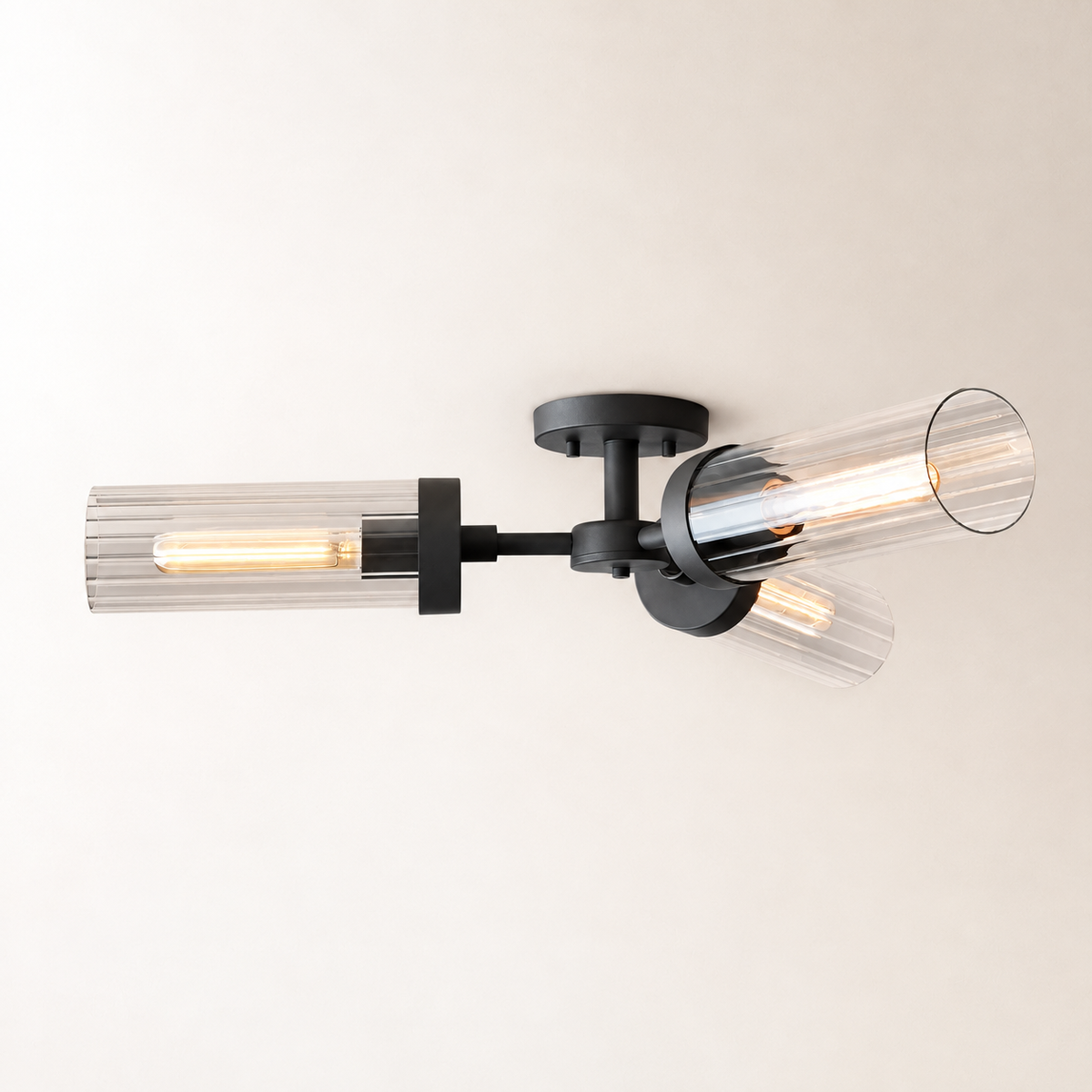 Andreas 3-Light Flushmount Ceiling Lamp
