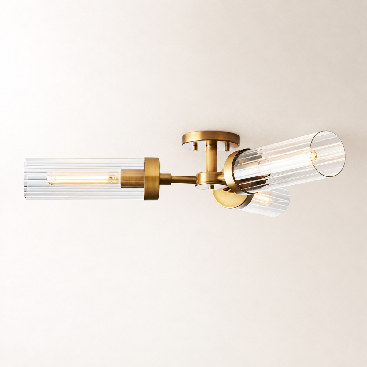 Andreas 3-Light Flushmount Ceiling Lamp
