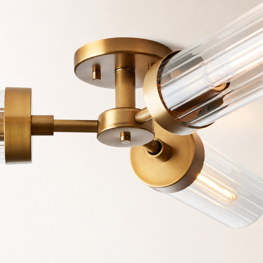 Andreas 3-Light Flushmount Ceiling Lamp